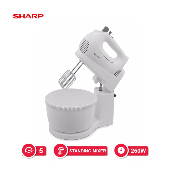 Sharp Stand Mixer - EM-S53-WH